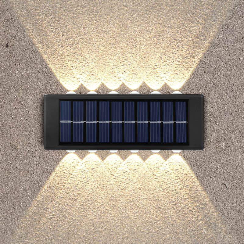 Lámparas Solares Bidireccionales de 12 luces