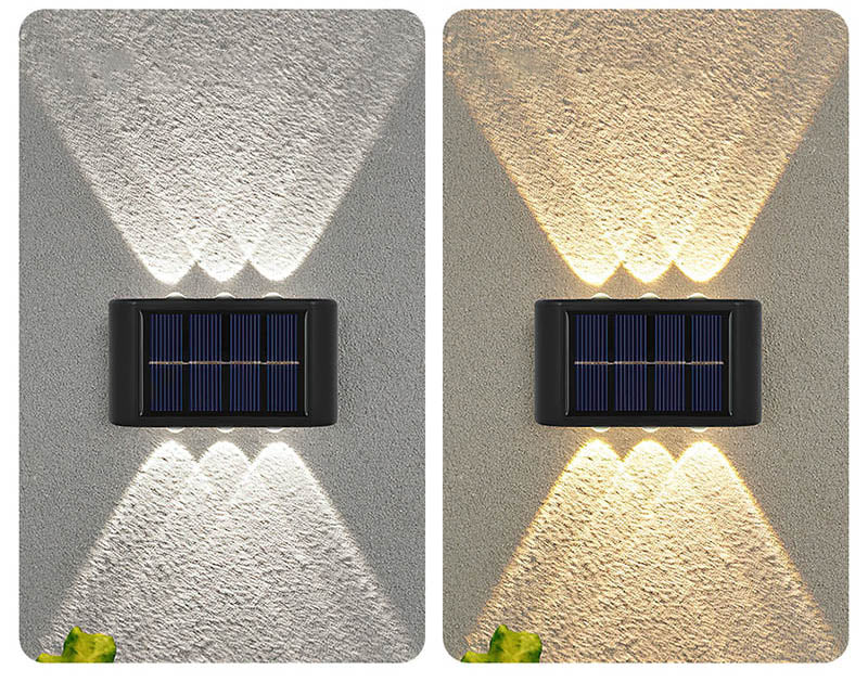 Lámparas Solares Bidireccionales de 12 luces